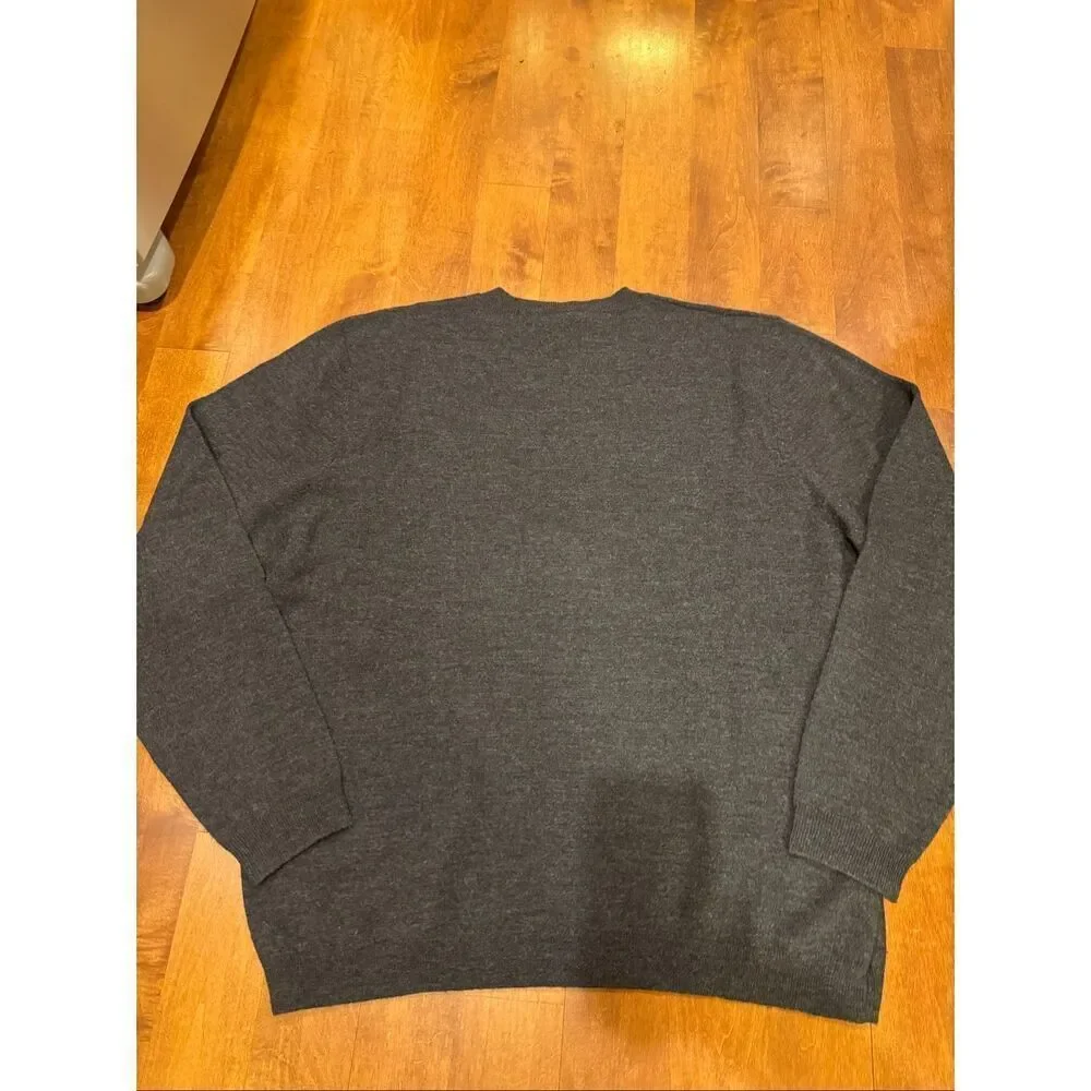 Men’s Davis & Squire 100% extra fine merino wool sweater